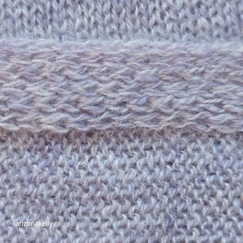 The Cashmere Project Heathered Lavender Knit Scarf